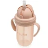 Taza Antiderrame con Pajita Recta 260ml Soft Blush