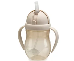 Taza Antiderrame Non-Spill con Pajita Flexible con Peso 240ml Soft Sand