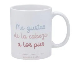 Taza Cerámica Me Gustas de la Cabeza a los Pies Colour Personalizada