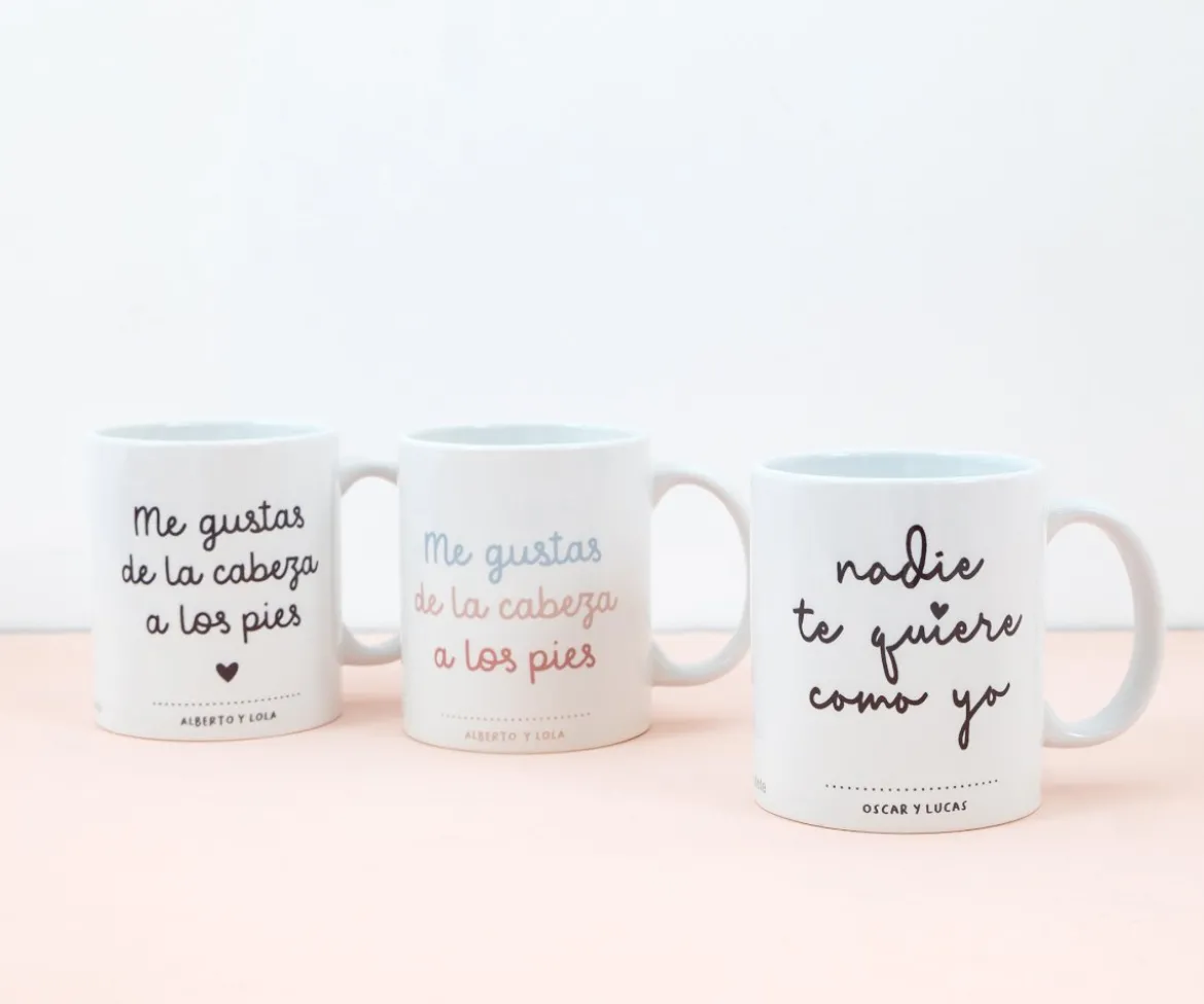 Taza Cerámica Me Gustas de la Cabeza a los Pies Colour Personalizada