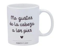 Taza Cerámica Me Gustas de la Cabeza a los Pies Personalizada