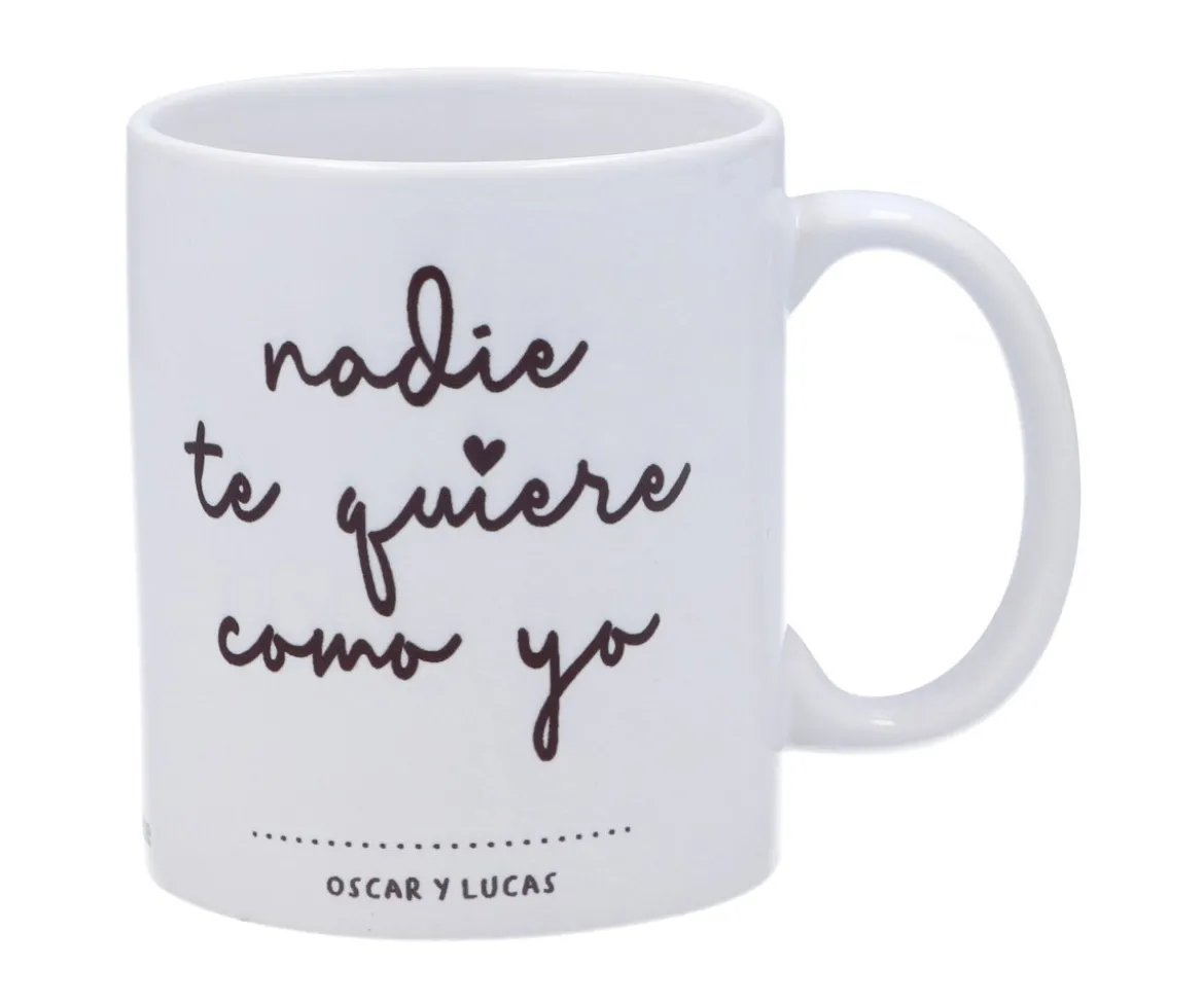 Taza Cerámica Nadie te Quiere como Yo Personalizada