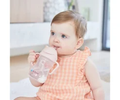 Taza con Pajita Flexible Blush