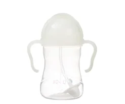 Taza Con Pajita Flexible Brilla en la Oscuridad