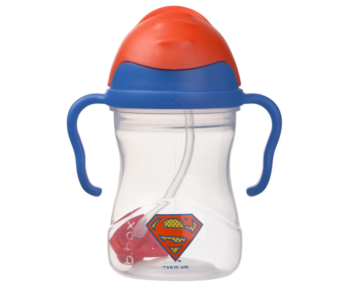 Taza con Pajita Flexible Superman