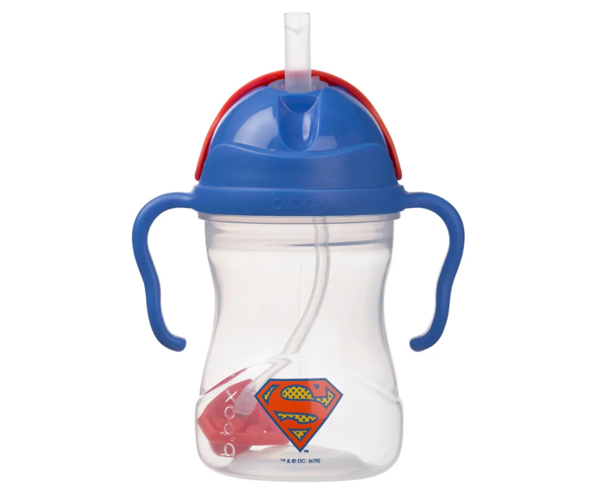 Taza con Pajita Flexible Superman