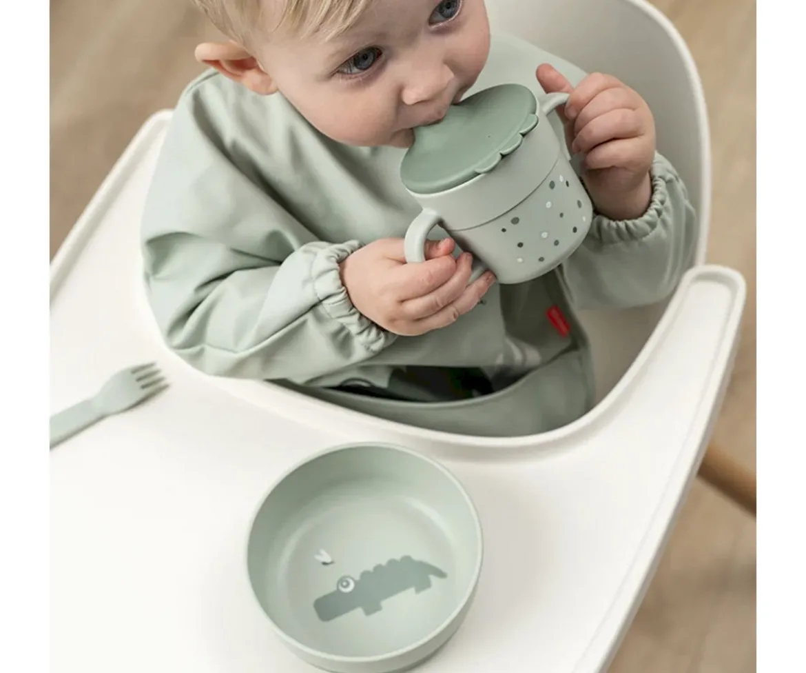 Taza de Aprendizaje Happy Dots Green