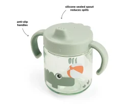 Taza de Aprendizaje Tritán Playground Green