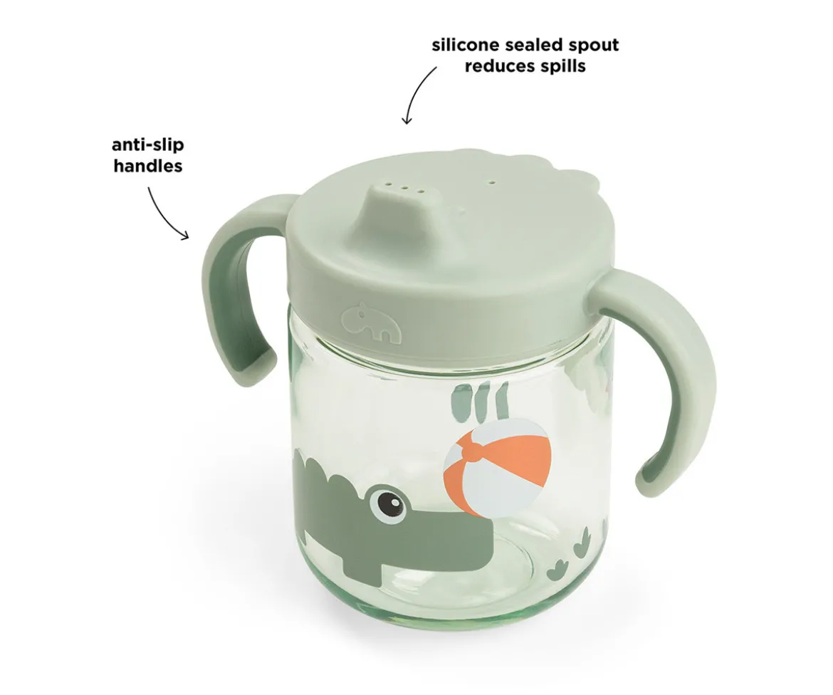 Taza de Aprendizaje Tritán Playground Green