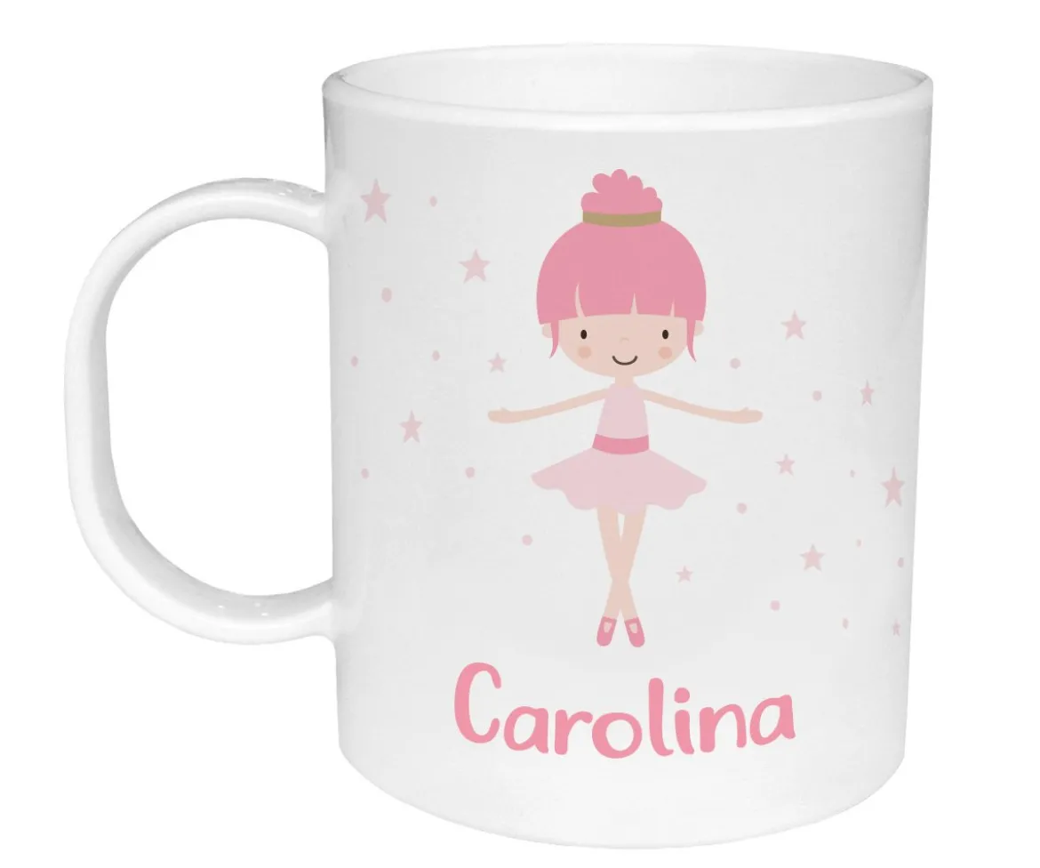 Taza de Plástico Personalizada Bailarina