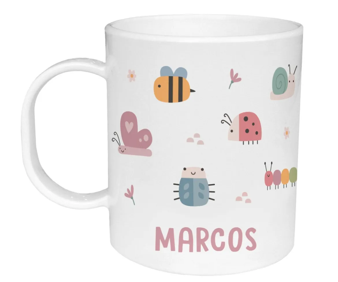 Taza de Plástico Personalizada Bugs