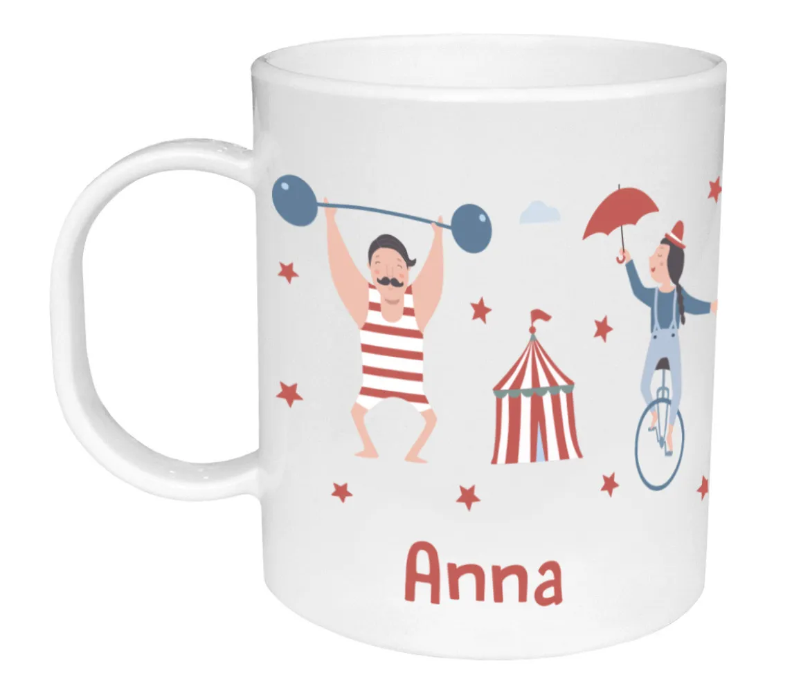 Taza de Plástico Personalizada Circus Show