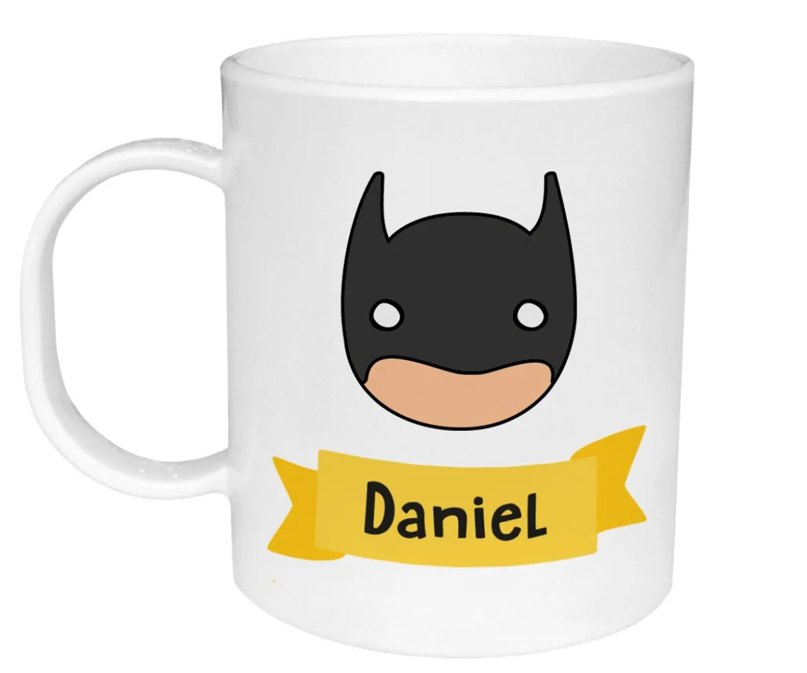 Taza de Plástico Personalizada Héroe