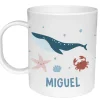 Taza de Plástico Personalizada Ocean