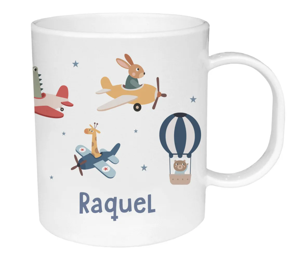Taza de Plástico Personalizada Planes