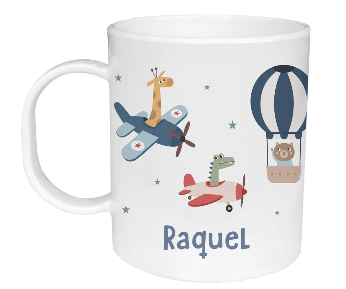 Taza de Plástico Personalizada Planes