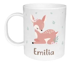 Taza de Plástico Personalizada Sweet Deer