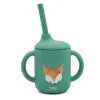 Taza de Silicona con Pajita Zorro 120ml