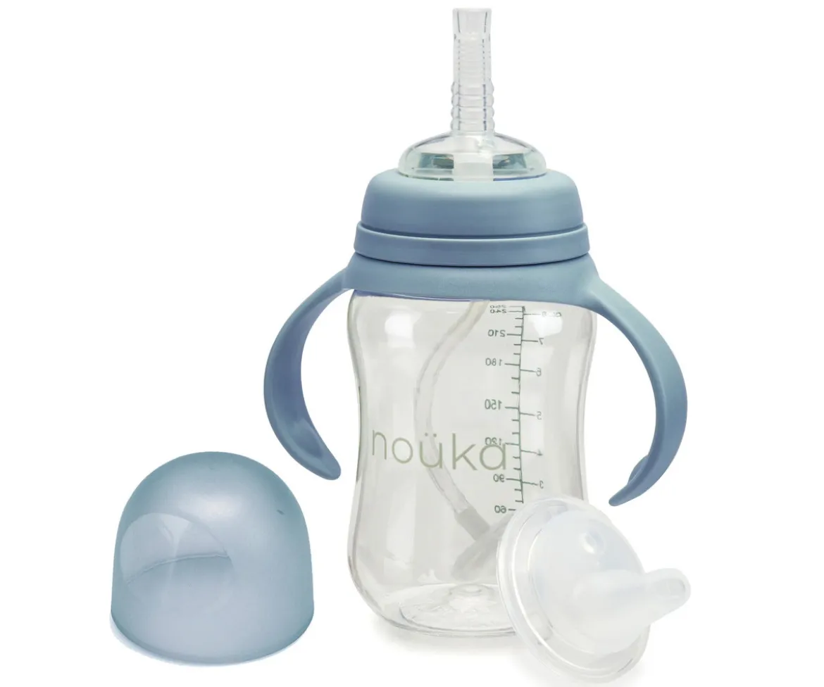 Taza Transitional con Pajita Flexible con Peso 240ml Wave