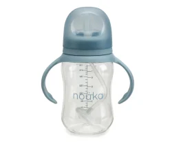 Taza Transitional con Pajita Flexible con Peso 240ml Wave