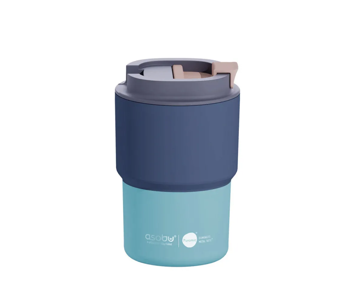 Taza Térmica Coffe Express Pastel Blue 360ml