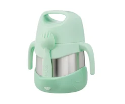 Termo con Cuchara / Tenedor 335 ml Indigo Spearmint