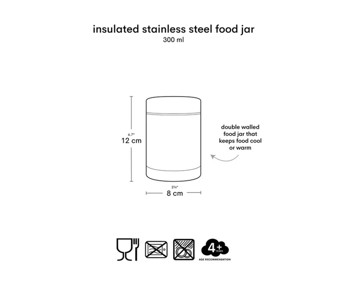 Termo Sólidos Acero Inoxidable Jungle 300ml