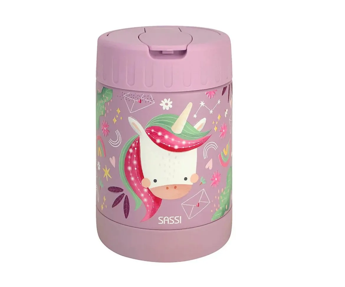 Termo Sólidos 350ml Unicornio