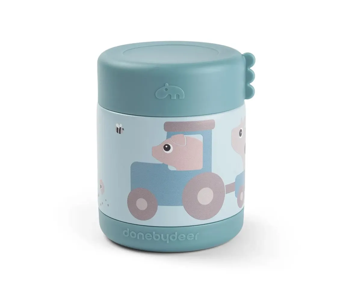 Termo Sólidos Tiny Farm Blue 300 ml