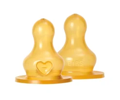 2 Tetinas Látex Biberón BIBS Flujo Rápido