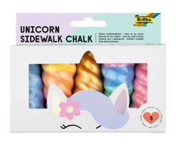 5 Tizas para Pavimento Folia Unicorn