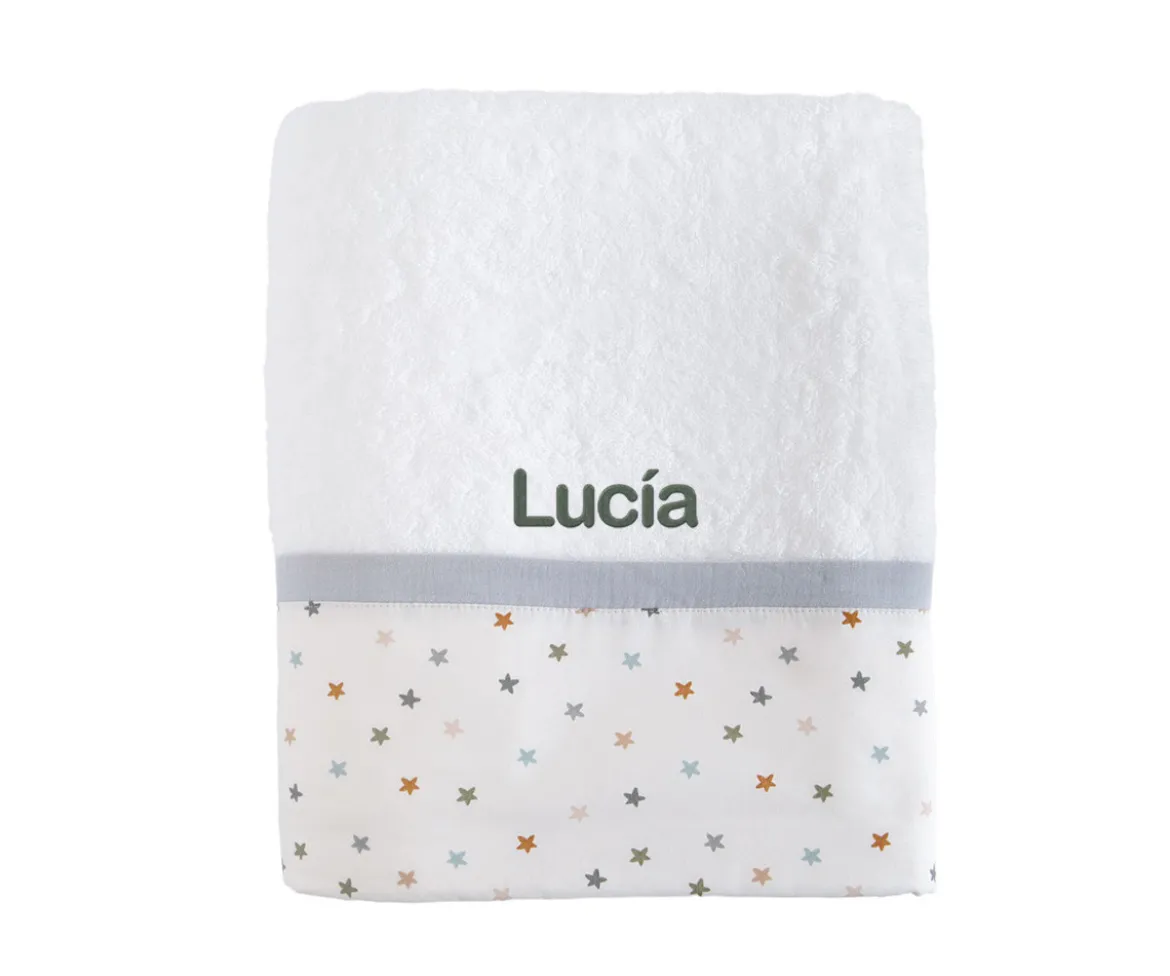 Toalla de Baño Little Stars Blue Personalizable