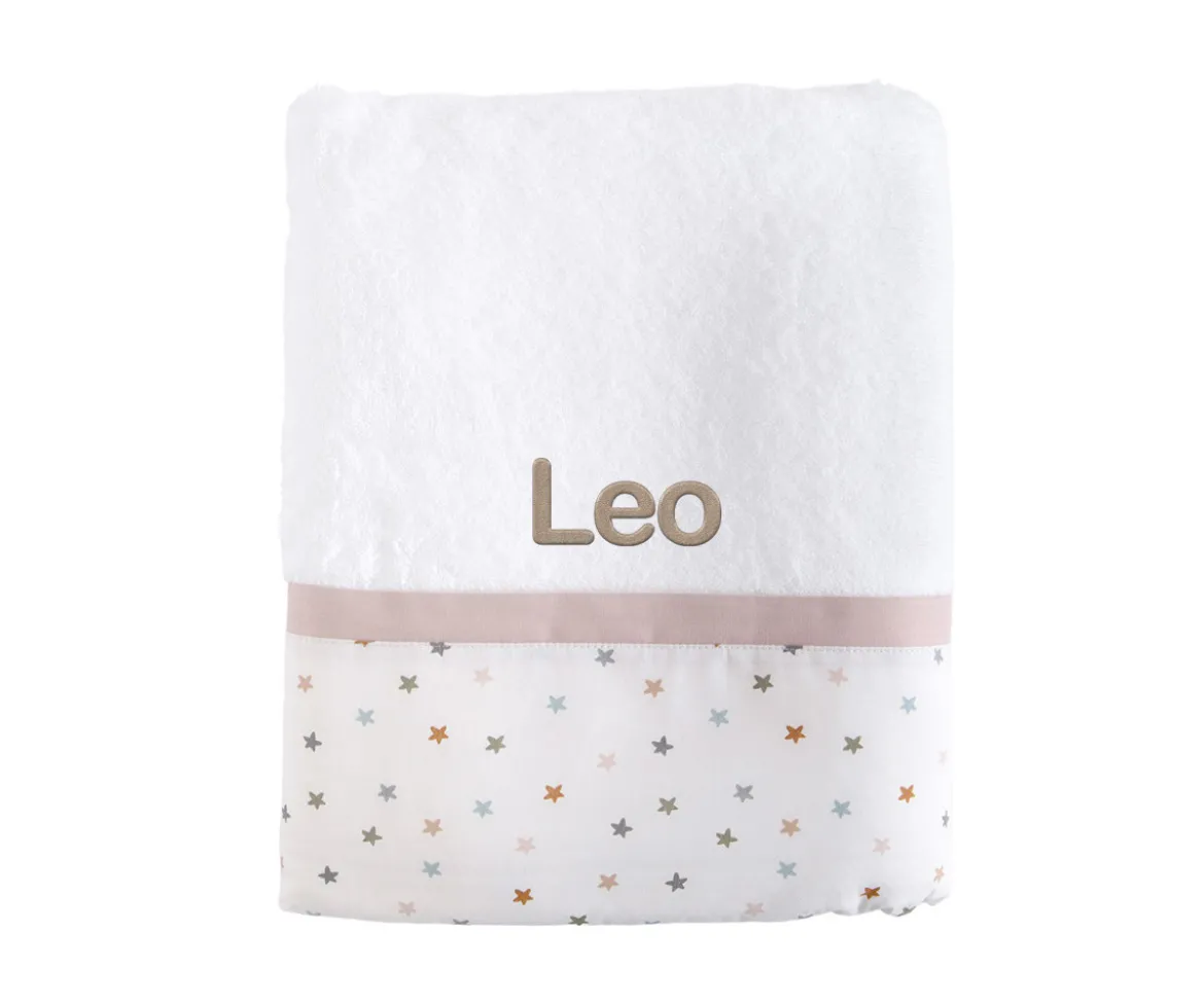 Toalla de Baño Little Stars Pink Personalizable