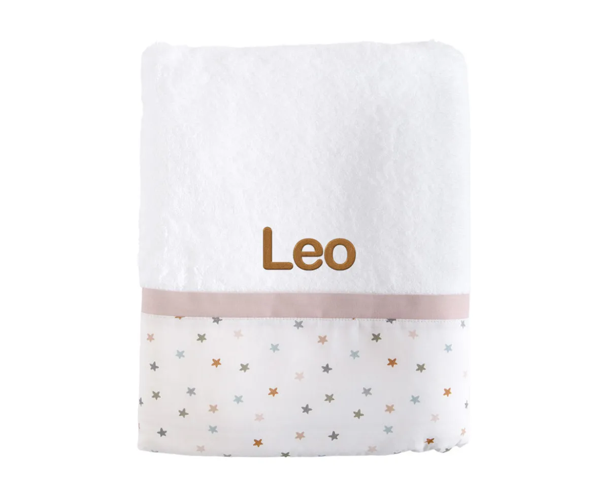 Toalla de Baño Little Stars Pink Personalizable