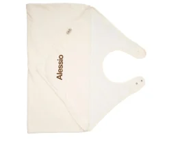 Toalla Delantal Capa Baño Timboo Daisy White Personalizable