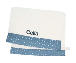 Toalla Guardería Mini Star Azul Personalizable