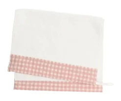 Toalla Guardería Vichy Rosa Personalizable