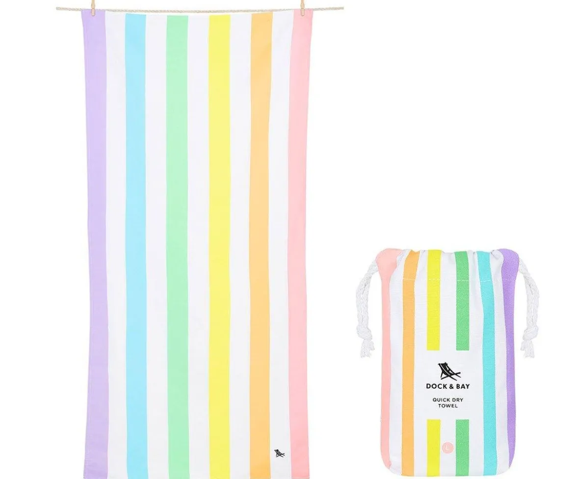 Toalla Playa Extra Large Microfibra Summer Rainbow Personalizable
