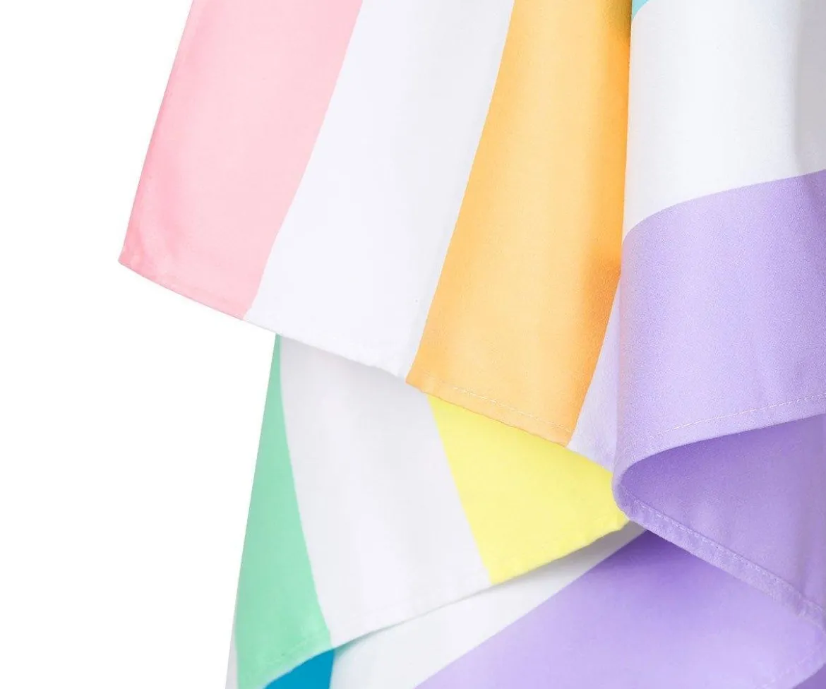 Toalla Playa Extra Large Microfibra Summer Rainbow Personalizable