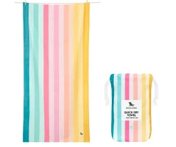 Toalla Playa Large Microfibra Summer Coastal Candy Personalizable