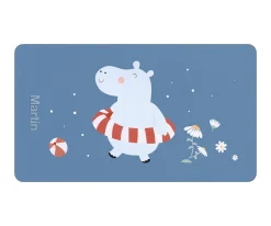 Toalla Playa Microfibra Hippos Personalizable