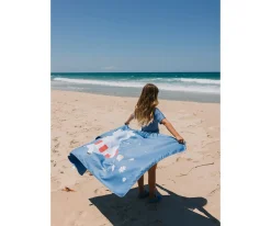 Toalla Playa Microfibra Hippos Personalizable
