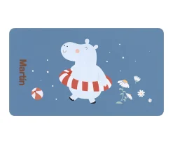 Toalla Playa Microfibra Hippos Personalizable