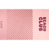 Toalla Playa Microfibra Stripes Bloom & Blush Personalizable