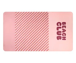 Toalla Playa Microfibra Stripes Bloom & Blush Personalizable