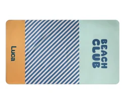 Toalla Playa Microfibra Stripes Blues & Beyond Personalizable