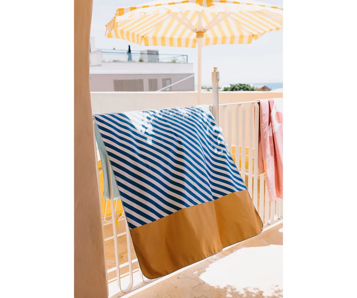 Toalla Playa Microfibra Stripes Blues & Beyond Personalizable