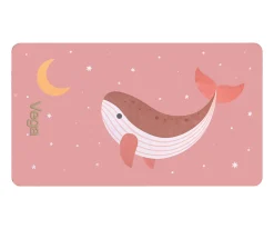 Toalla Playa Microfibra Whale Pink Personalizable