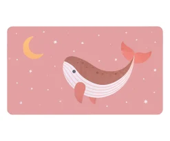 Toalla Playa Microfibra Whale Pink Personalizable