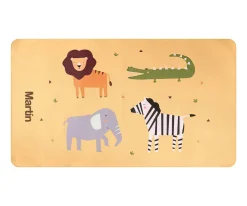 Toalla Playa Microfibra Wild Animals Personalizable